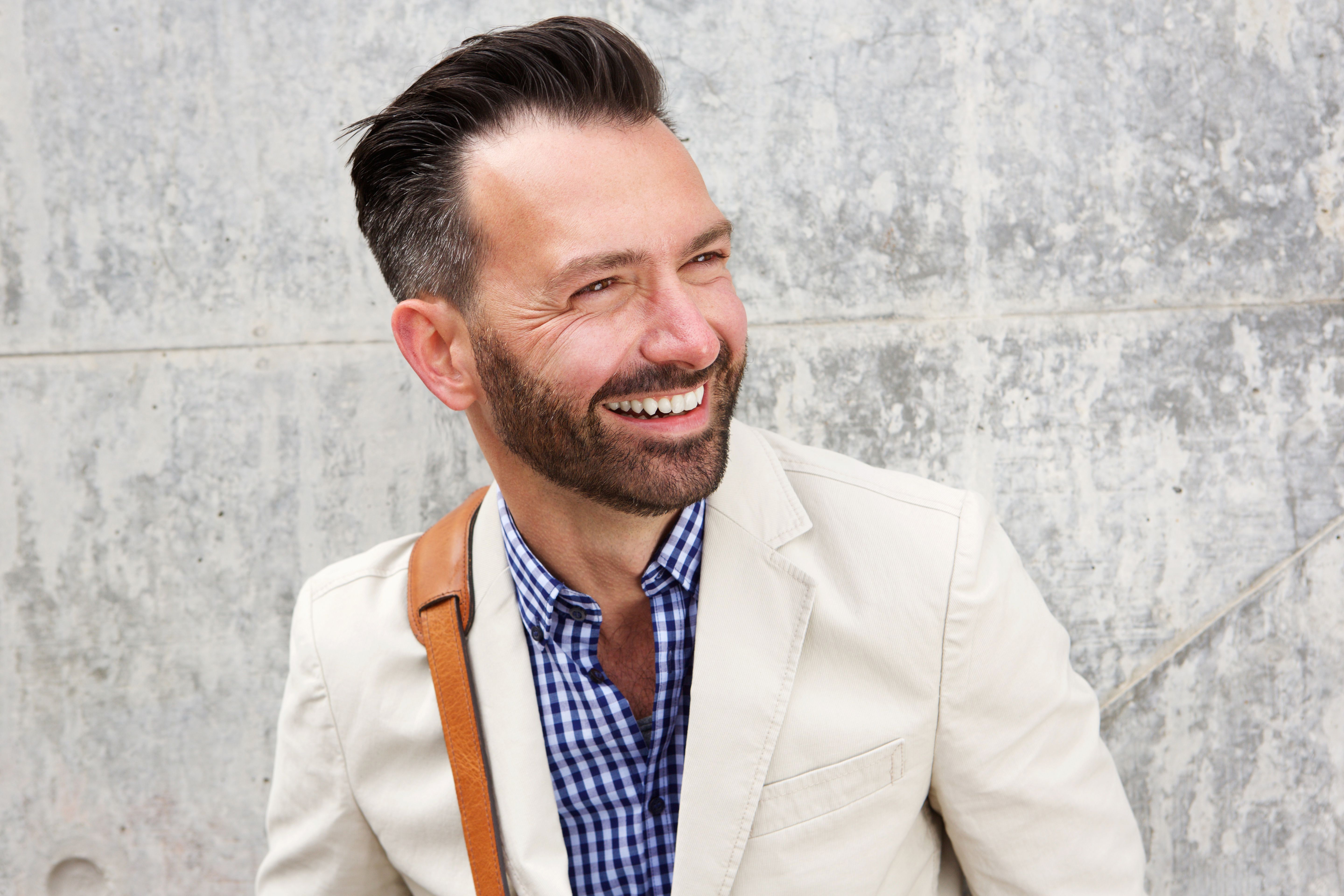 Smiling man